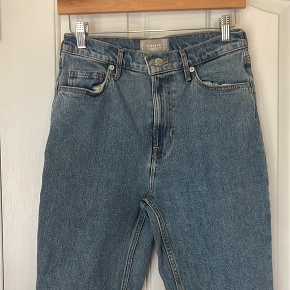 Everlane | The Cheeky Jean Crop Size 27/4 Lightwash Denim Cotton 90s Casual - Picture 3 of 9
